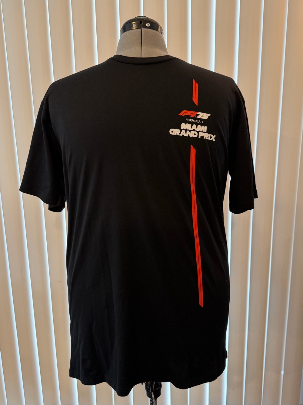 Formula 1 Miami Grand Prix Black Graphic Men's Tee
